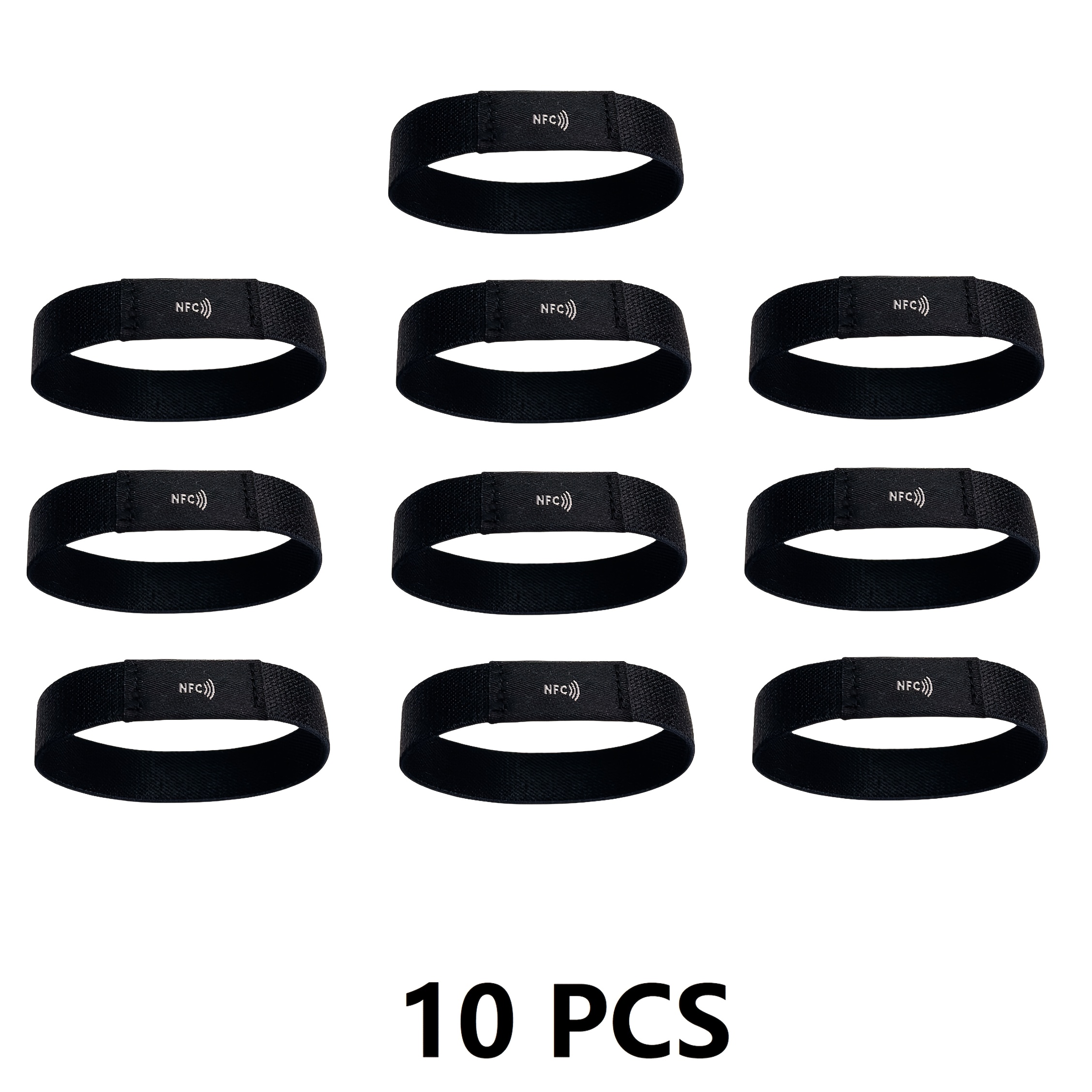 NFC Náramek NFC Tkaný Náramek NFC Štítky NFC Karty Ntag215 Karty Přepsatelné NFC Štítky 504 Bytů Veršové Náramky…: retailer-supplied image