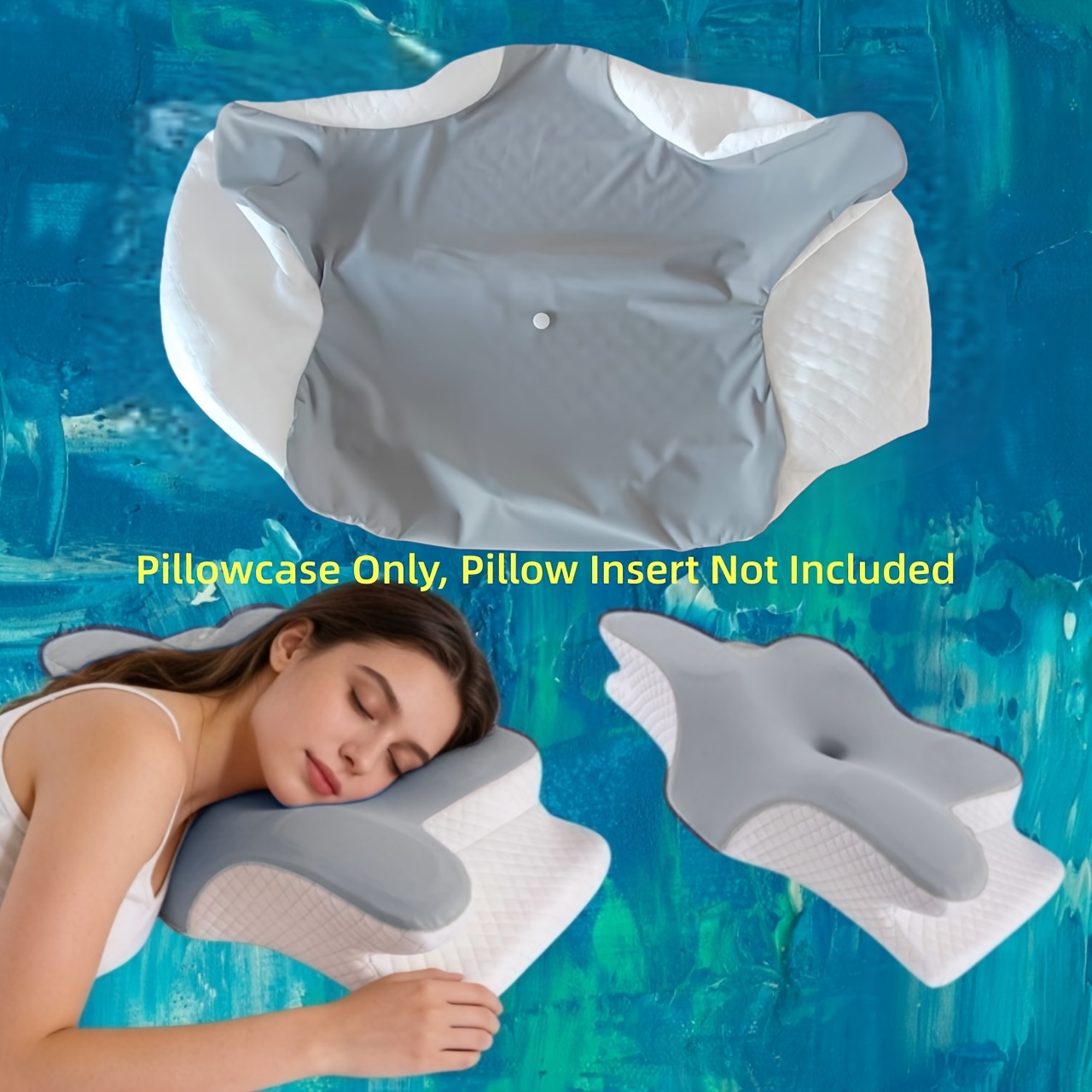 E-shop 1/2 Stück Herbst-Schmetterling Nackenkissenbezug Urlaubsgeschenk für die Familie 60x40x13cm Hypoallergen Geruchlos Maschinenwaschbar Ergonomisch