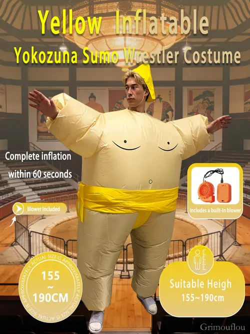 Graduation Japanese Sticker sumo wrestler costume sold on Temu United States