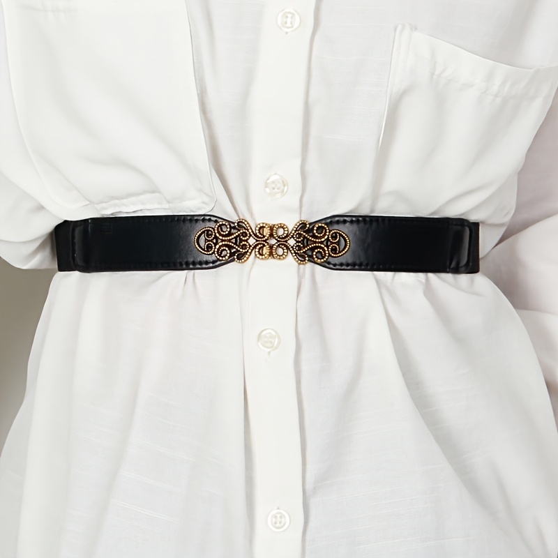 A Set of 2 Women'S Belts, Stylish And Vintage, Elegant Thin Waist Cincher Suitable for All Seasons, Perfect for Pairing with Dresses, Coats, And Sweaters, Making It a Great Gift