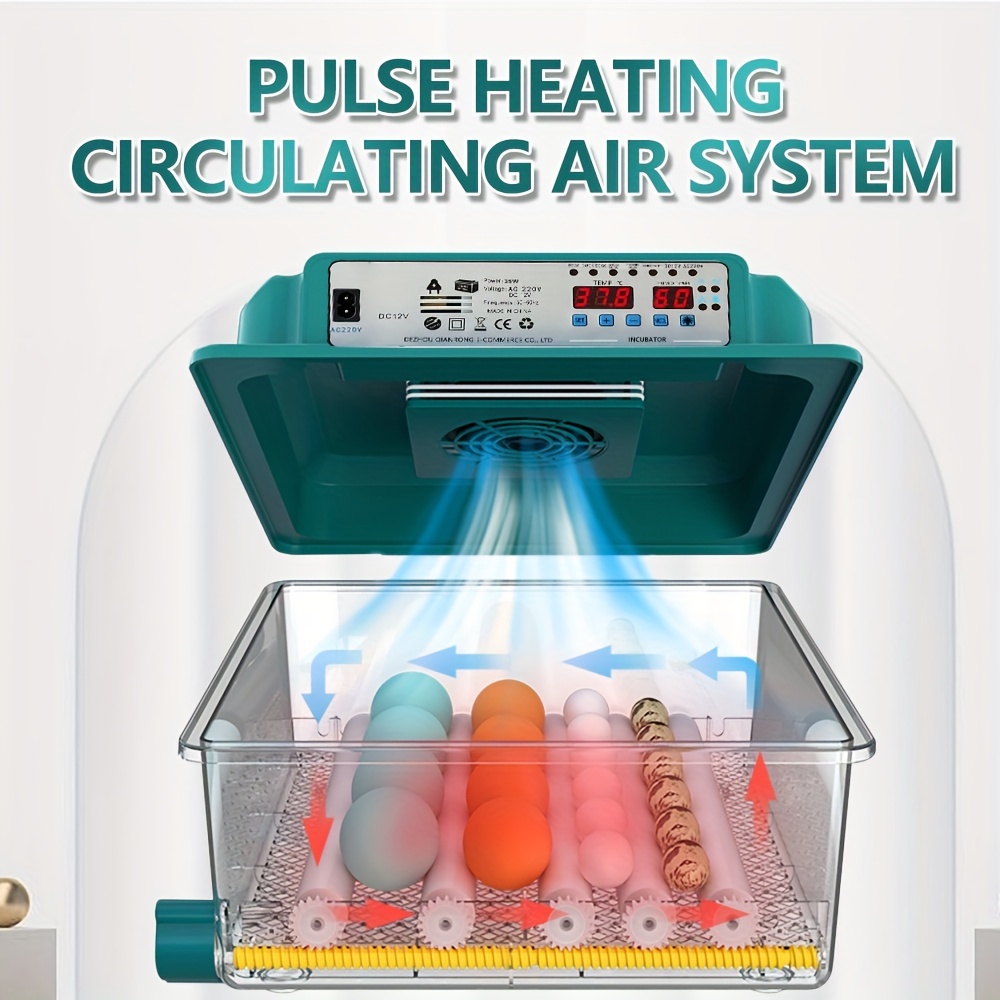 1pc 36pcs egg fully automatic incubator with automatic water replenishment automatic temperature control automatic flipping eggs cold lighting eggs function can be adjusted according to the size of the egg tray details 3