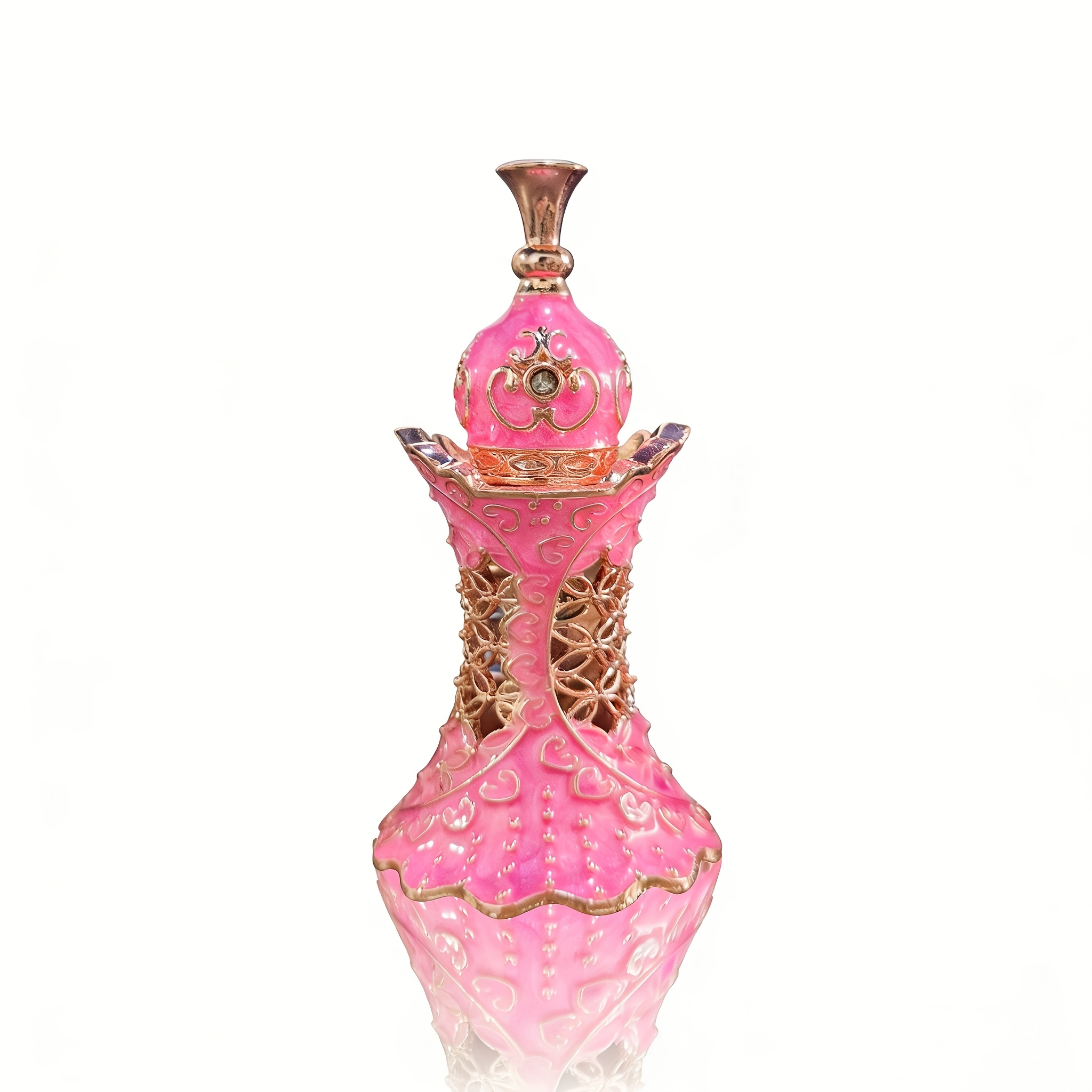 Image of 5ml Floral And Fruity Fragrance | Gilded Golden Carved Bottle Body, Perfect For Daily Use/ Dating/ Holiday Gifts