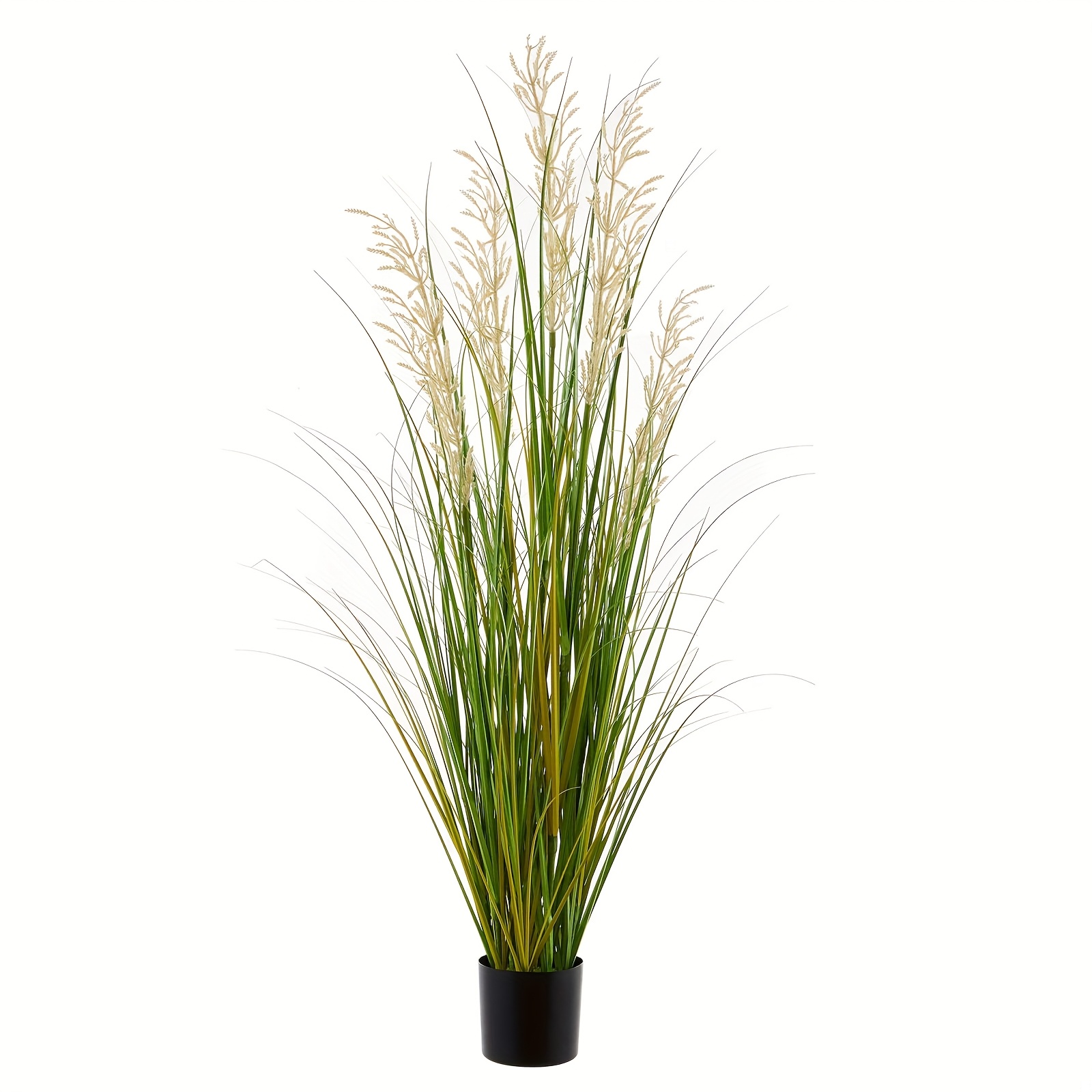 Faux Pampas Grass, 47 Inches High, Decorative Indoor Plants In A Pot, Perfect For Home And Office Decor, Great As A Housewarming Present