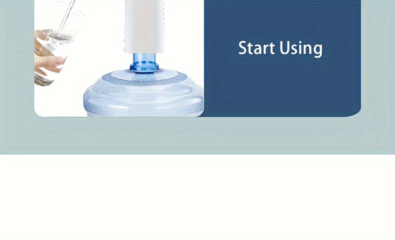 Water Dispenser Pump for 5-Gallon Bottles - Features Digital Display, Type-C USB Charging, Portable Electric Pump, Automatic Folding, And Both Quantitative And Continuous Modes