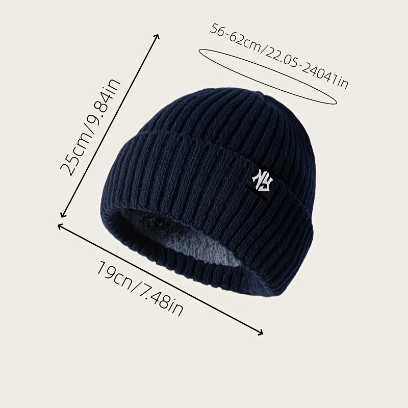 Fleece-Lined Winter Headband with Windproof Brim for Cold Weather