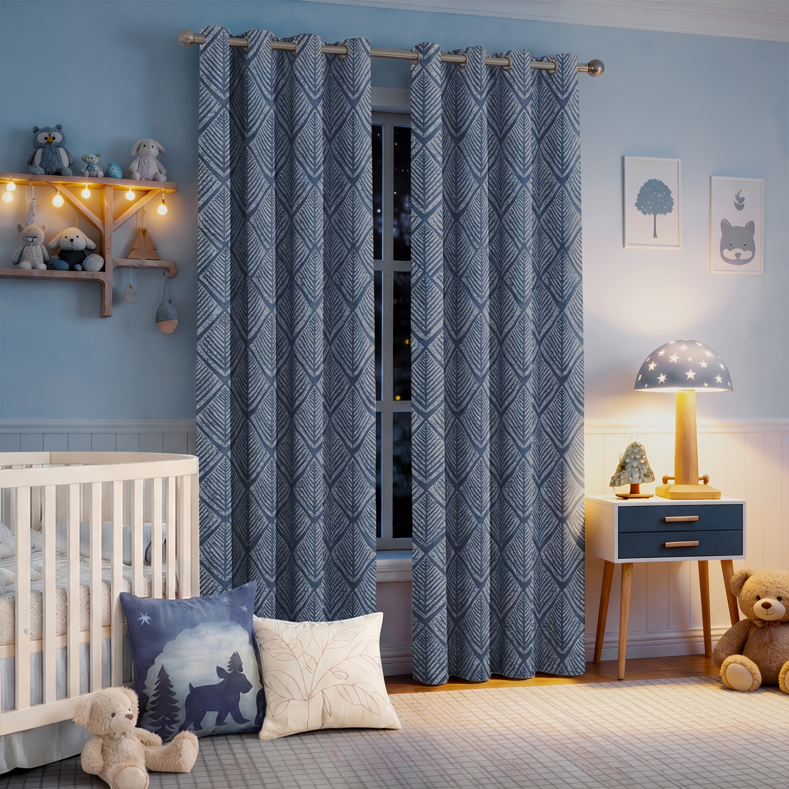 Nursery curtain detail