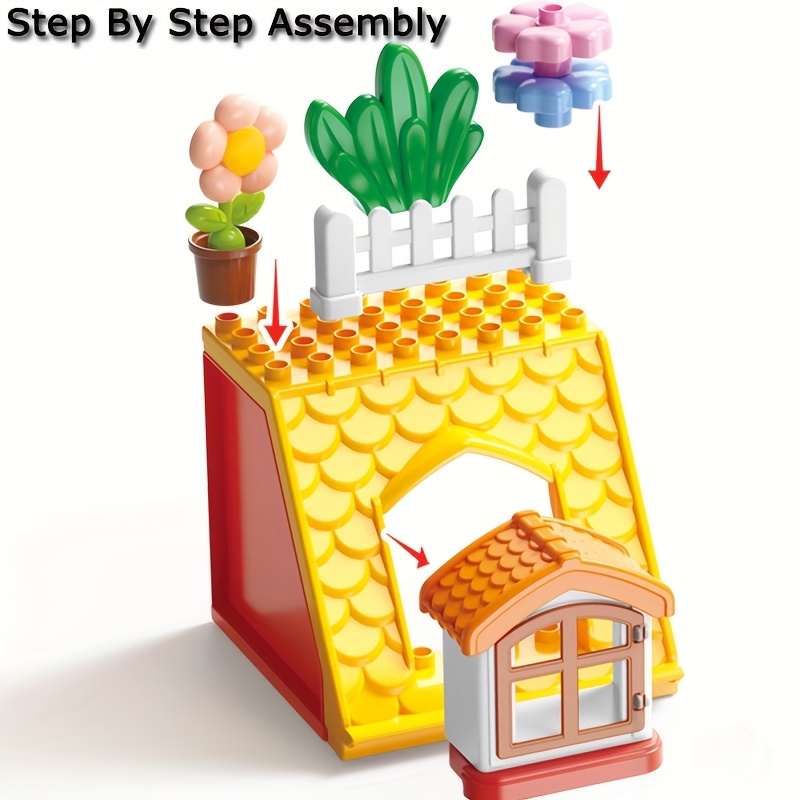65pcs Happy Farm Big Size Blocks Set