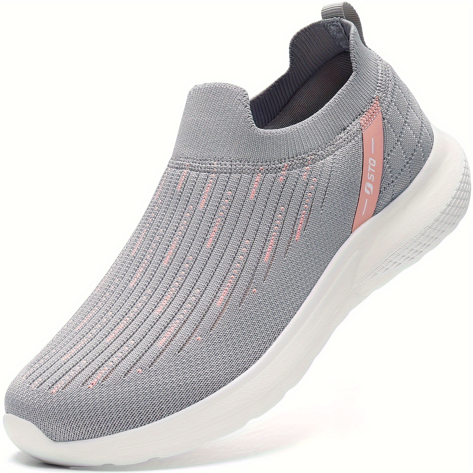 STQ Walking Shoes Women Slip on Breathable Comfortable Sneakers Arch Support Lightweight Women Shoes