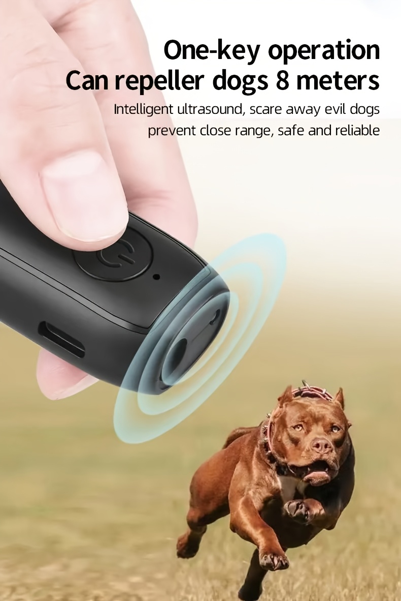 1pc   technology   repeller with usb charging portable and can   dogs anti barking and   control   with led light Product details 1