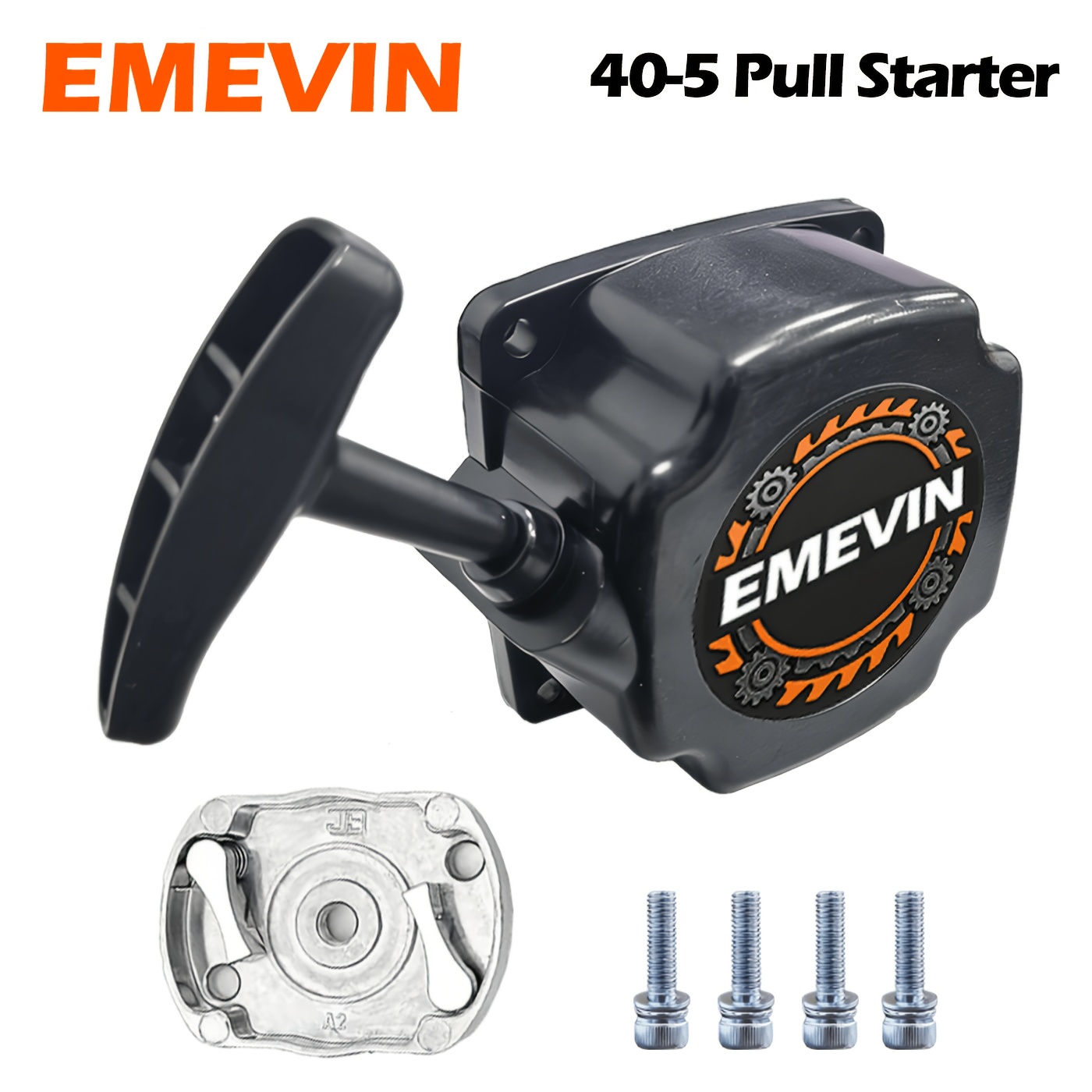 EMEVIN - 40-5 Torsionska vzmet Premium poteg plošča + 40-5 Dvojna cink kremplje številčnica + 4 M5*20 Šestrobi vijaki za kombinacijo