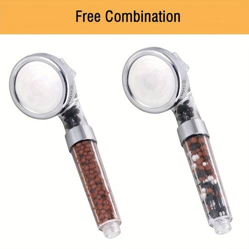 showerhead ion filter 6pcs mineral exchange balls in 3 colors for shower handles filters to remove impurities and soften hard water