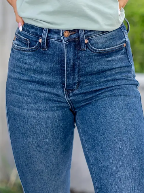 high waist straight leg jeans for women comfortable versatile blue denim with button fit elegant casual wear denim machine washable