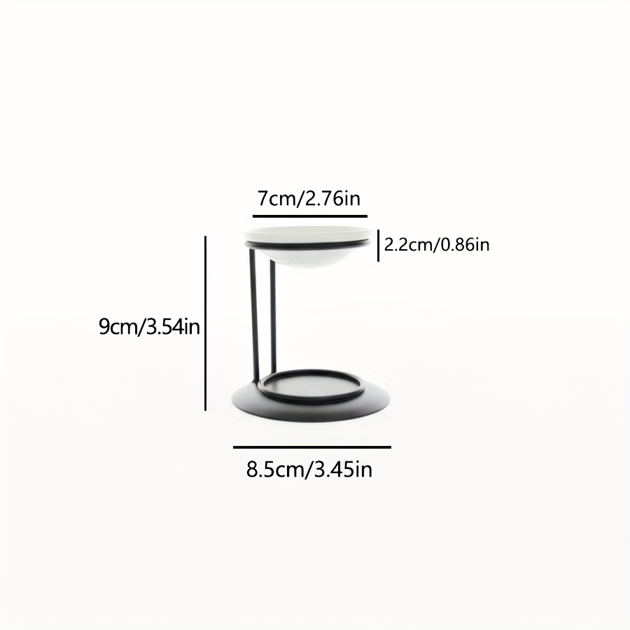 TEMU 조선 촛대 세트, 티라이트 베이스 히터 에센셜 오일 버너, 양초 아로마테라피 디퓨저, 스파 요가 명상용