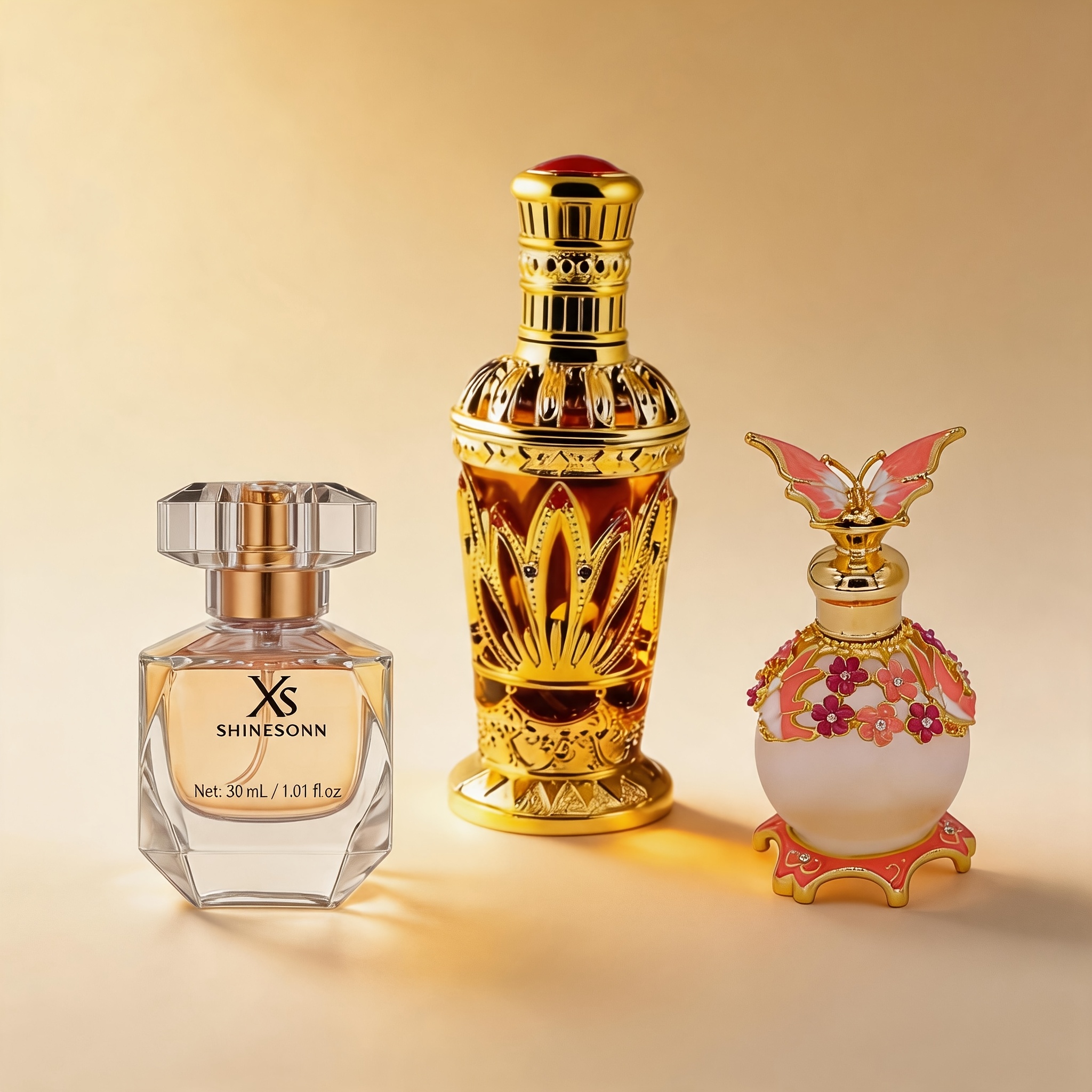 3/2pcs Middle Eastern Luxury Perfume Oil Set | 100ml + 15ml + Fresh 30ml | Long-lasting Fragrance, Large Capacity, Ideal For Valentine's Day, Mother's Day, Gifting & Daily Use