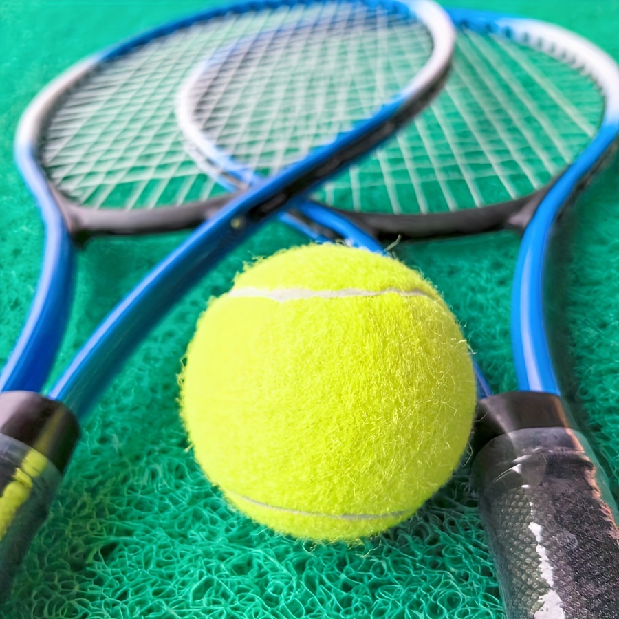 professional aluminum alloy tennis rackets for adults durable high bounce with 1 large ball included ideal for training competitive play double racket home tennis details 2