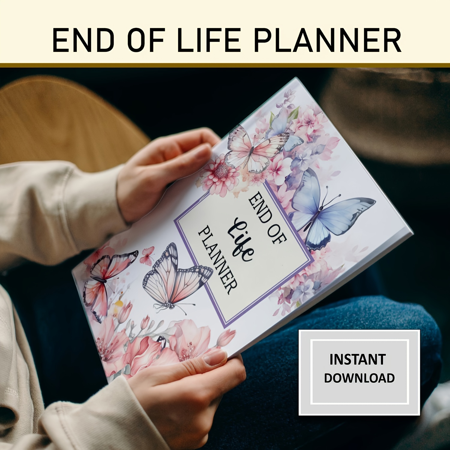 

1pc End Of Life Planner Notebook - Softcover English Language For Personal And , Contacts Lists, And