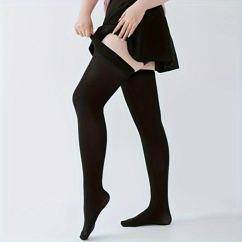 Plus Size Nylon Stockings For Women - Temu