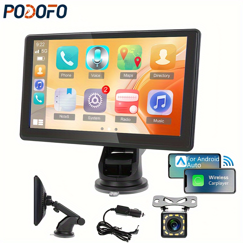 

Portable Car Wireless Carplayer And For Auto, Portable 7 Hd Touchscreen Wireless, , Fm, Eq/aux/tf/usb, , Carplayer For