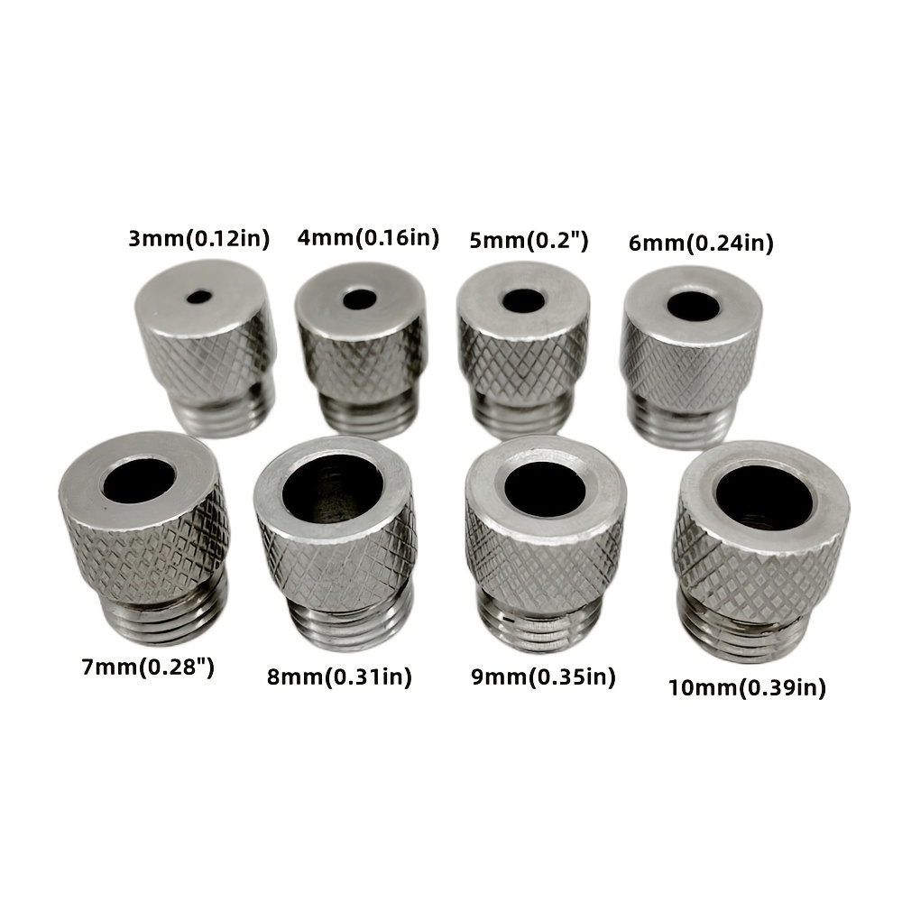 Image of Stainless Steel Drill Guide Bush-3mm-10mm For Woodworking, Anti-rust Bushings For Pins And Pocket Hole Fixtures