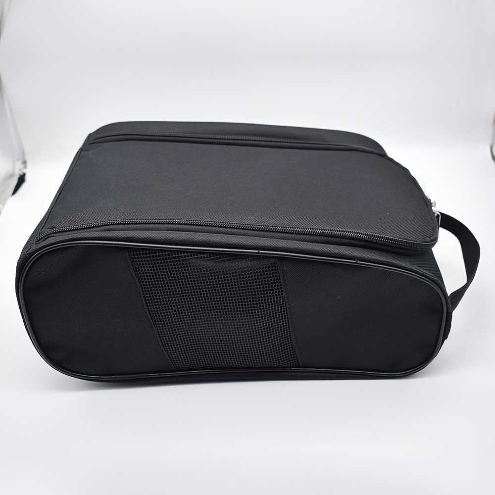 TEMU Golf Shoes Bag, Colorful Polyester Travel Zippered Convenient Sport Shoes Storage Bag