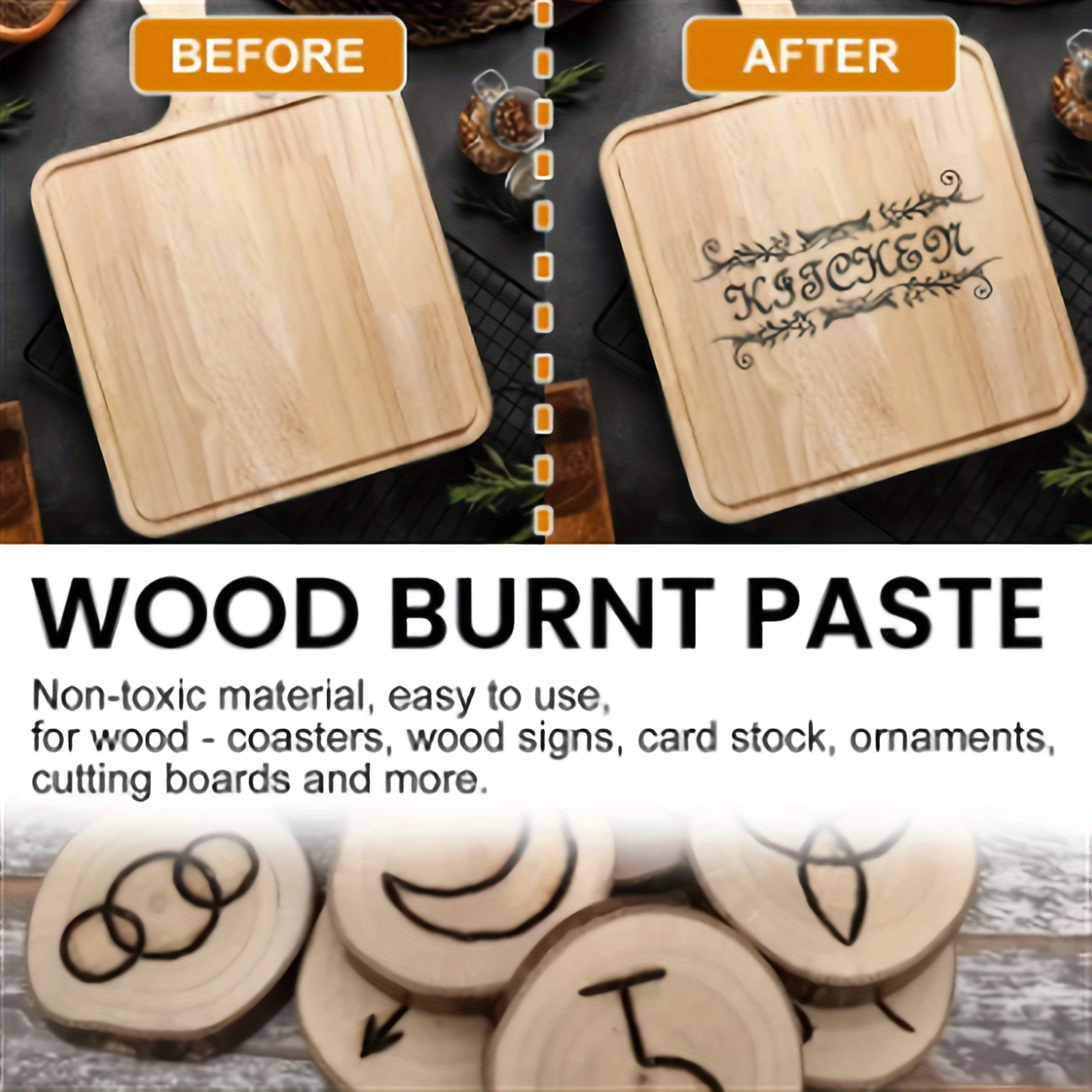 Torch Paste - The Original Wood Burning Paste | Made In USA Heat