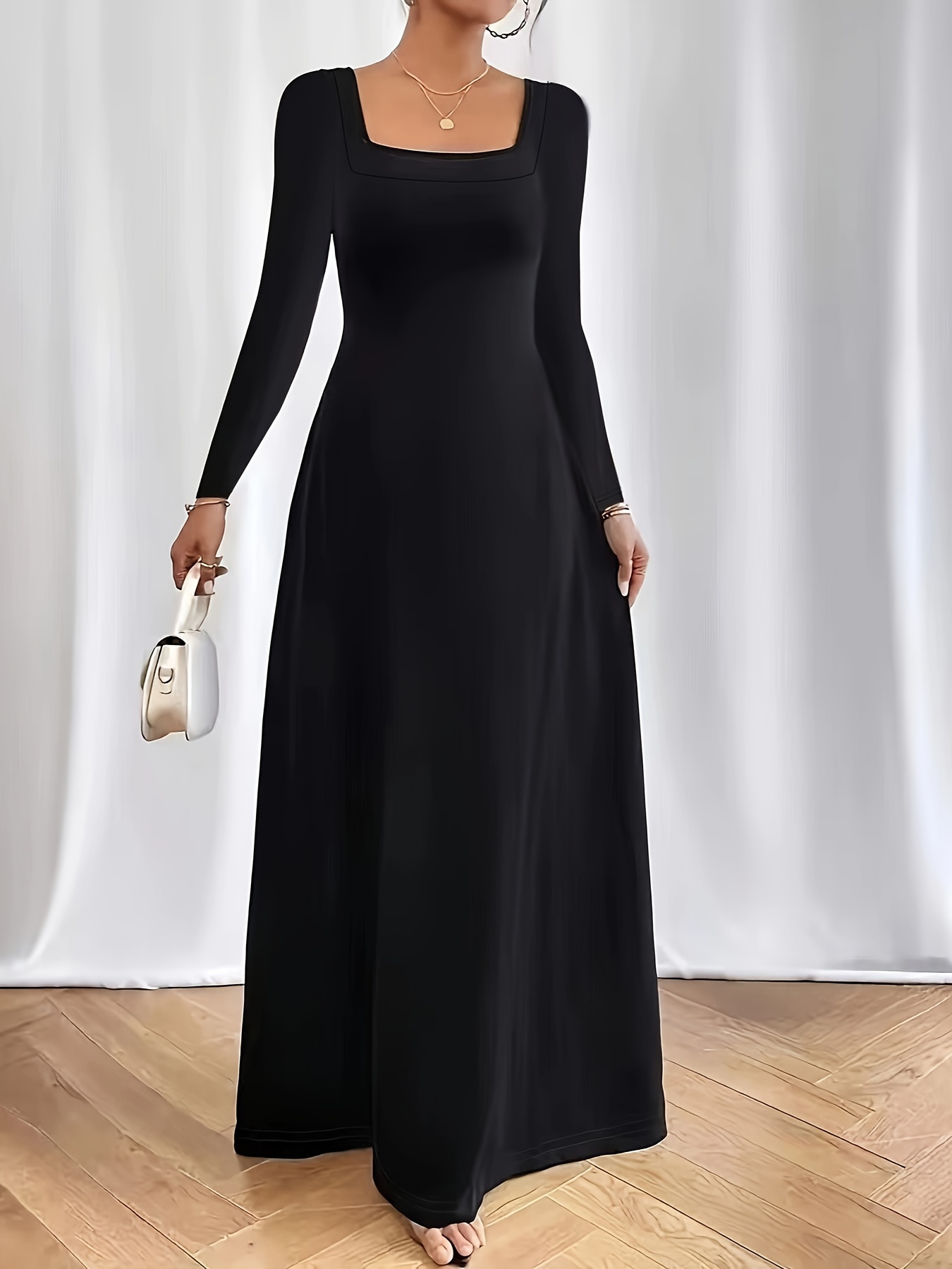 navy blue dress for baby girl Plus Size Maxi Dresses For Winter main image 0