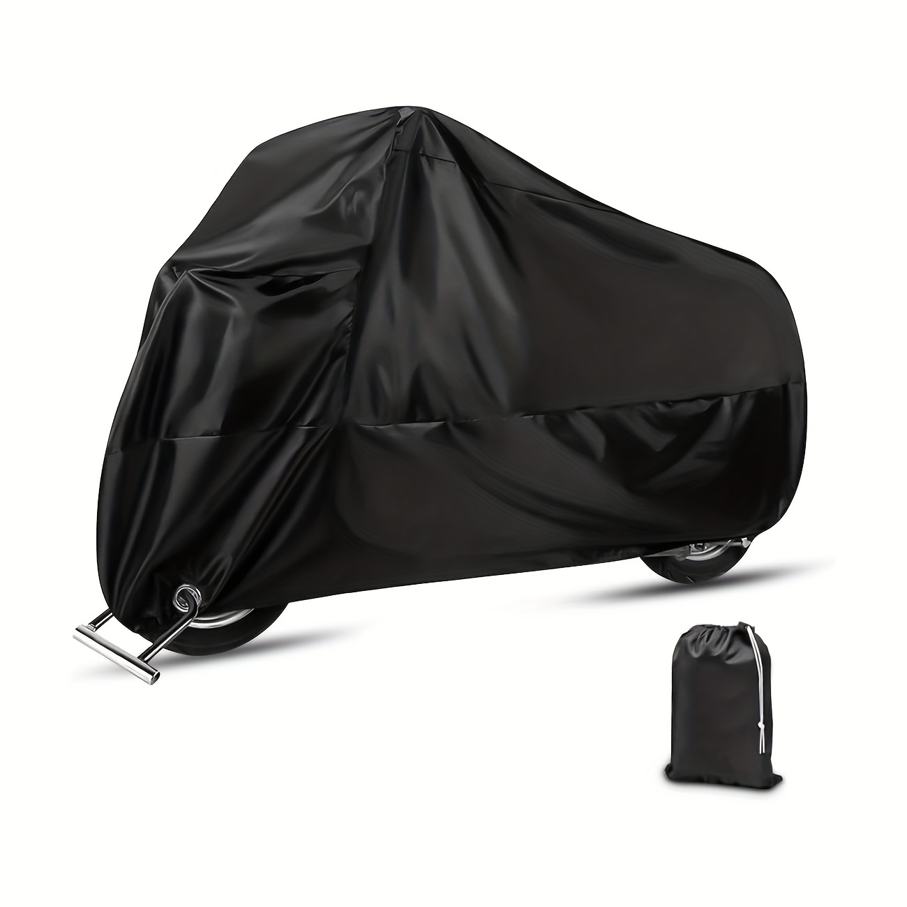 

Waterproof Motorcycle Cover With Lock Hole & Storage Bag - Dustproof Outdoor Protection, All-black, Multiple Sizes Available Motorcycle Covers Waterproof Heavy Duty Motorcycle Cover Waterproof Outdoor