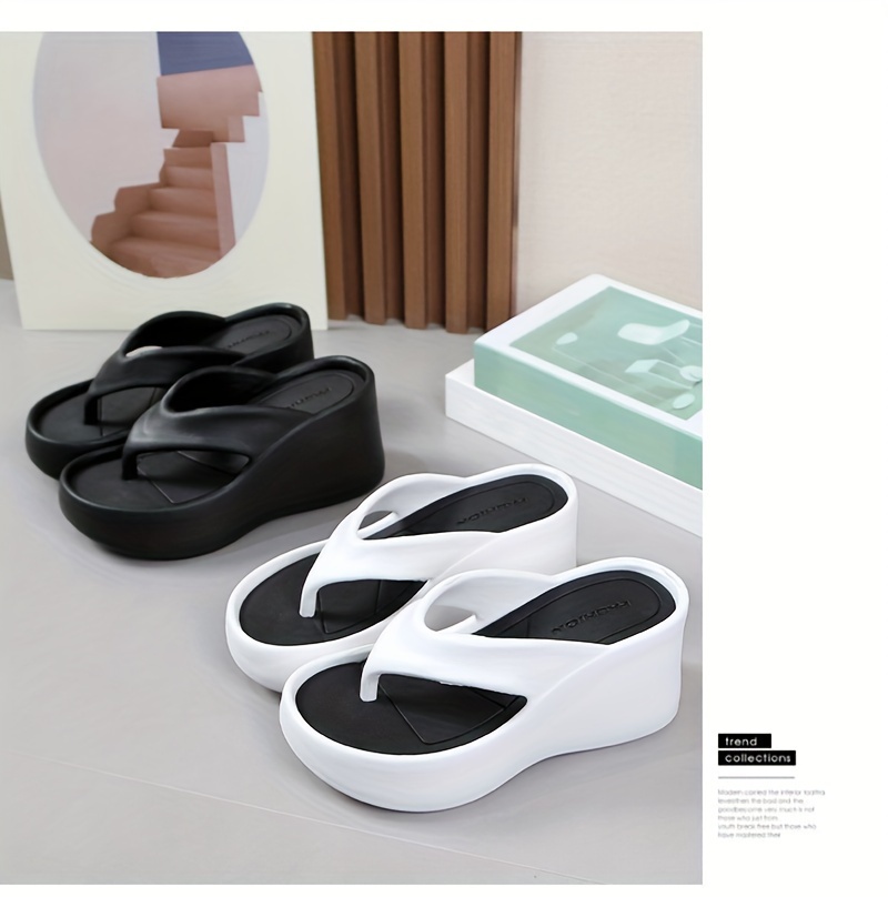 womens   flip flops with arch support casual slide sandals for indoor outdoor summer patio pool non slip eva sole Product details 14