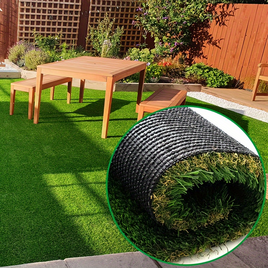 Petgrow Customized Sizes Artificial Grass Turf 3FTX10FT(30 Square Ft) - Indoor Outdoor Garden Lawn Landscape Balcony Synthetic Turf Mat - Thick Fake