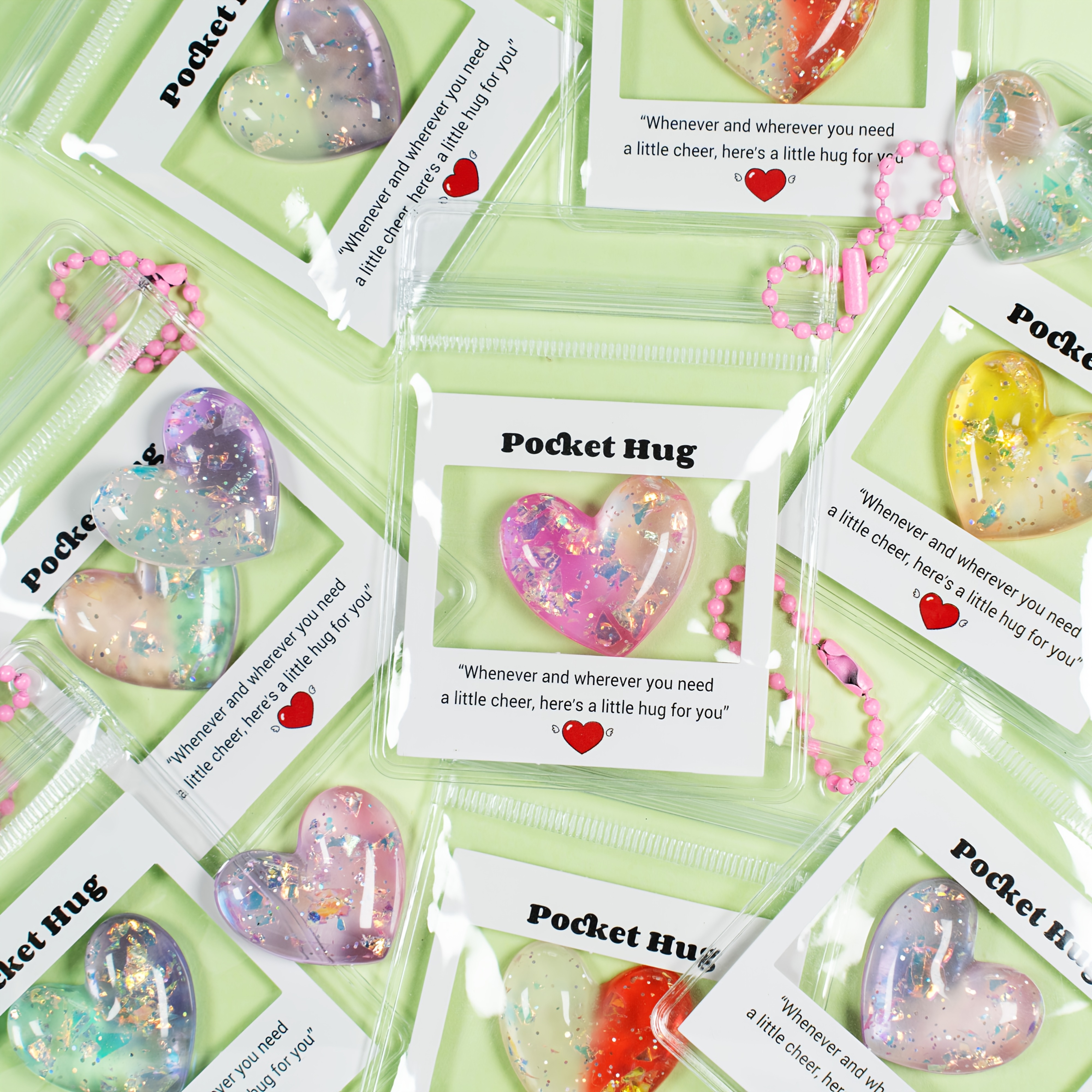 heart pocket hug sold on Temu United States