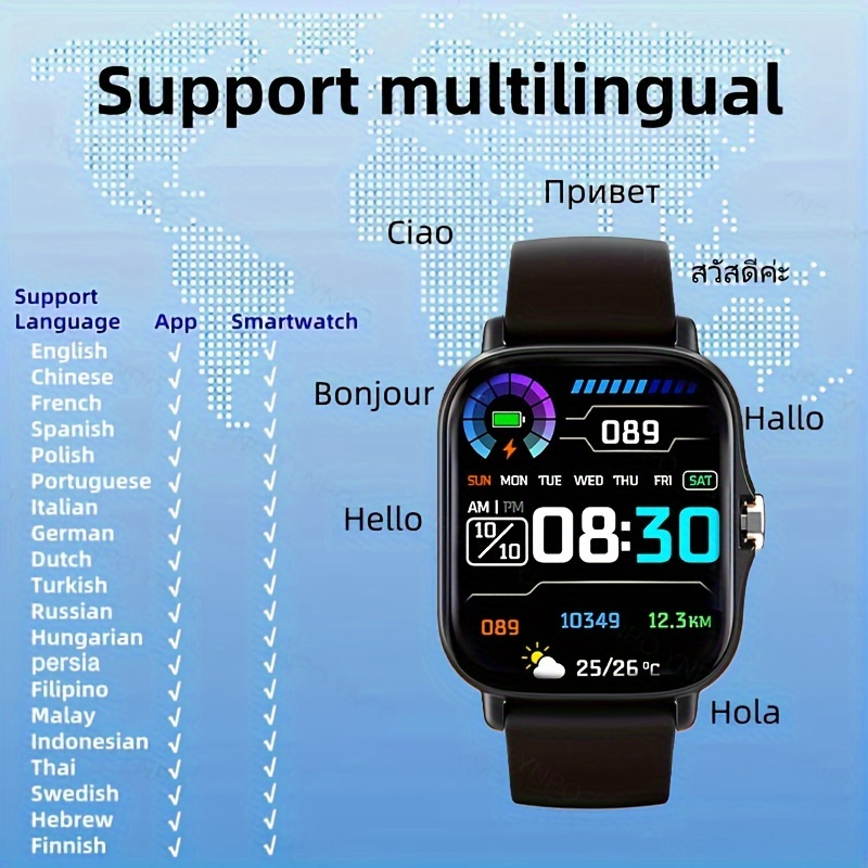 Smart Watch Compatible with Android/iPhone, Wireless Calling