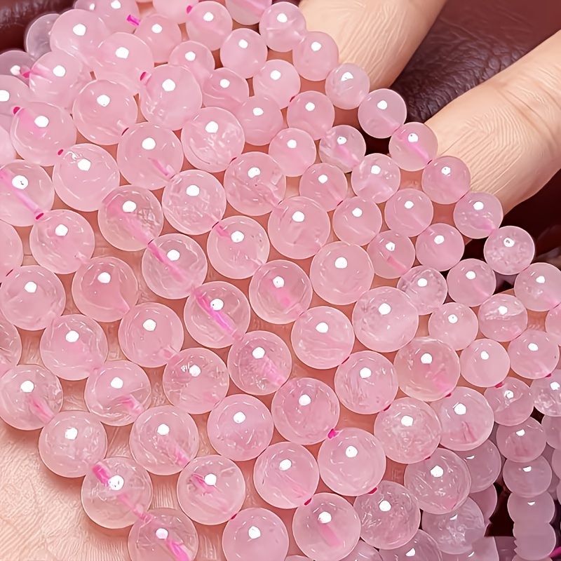 TEMU Cuentas de , cuentas sueltas redondas y elegantes, muy adecuadas para la fabricación de joyas, pulseras y collares, con , se pueden convertir en