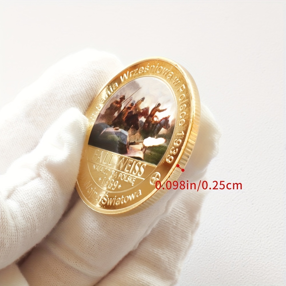   памятных   польской армии     войны, 5 шт. в комбинации с бархатным мешочком для любителей коллекционирования памятных предметов подробные сведения 2