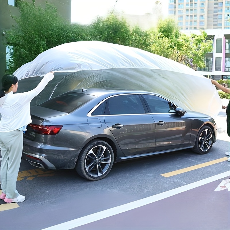 durable vehicle covers fully water resistant protection for cars trucks suvs and motorcycles shielding against dust rain and snow leaves no residue ideal for moving outdoor vehicle storage essential automotive Product details 5