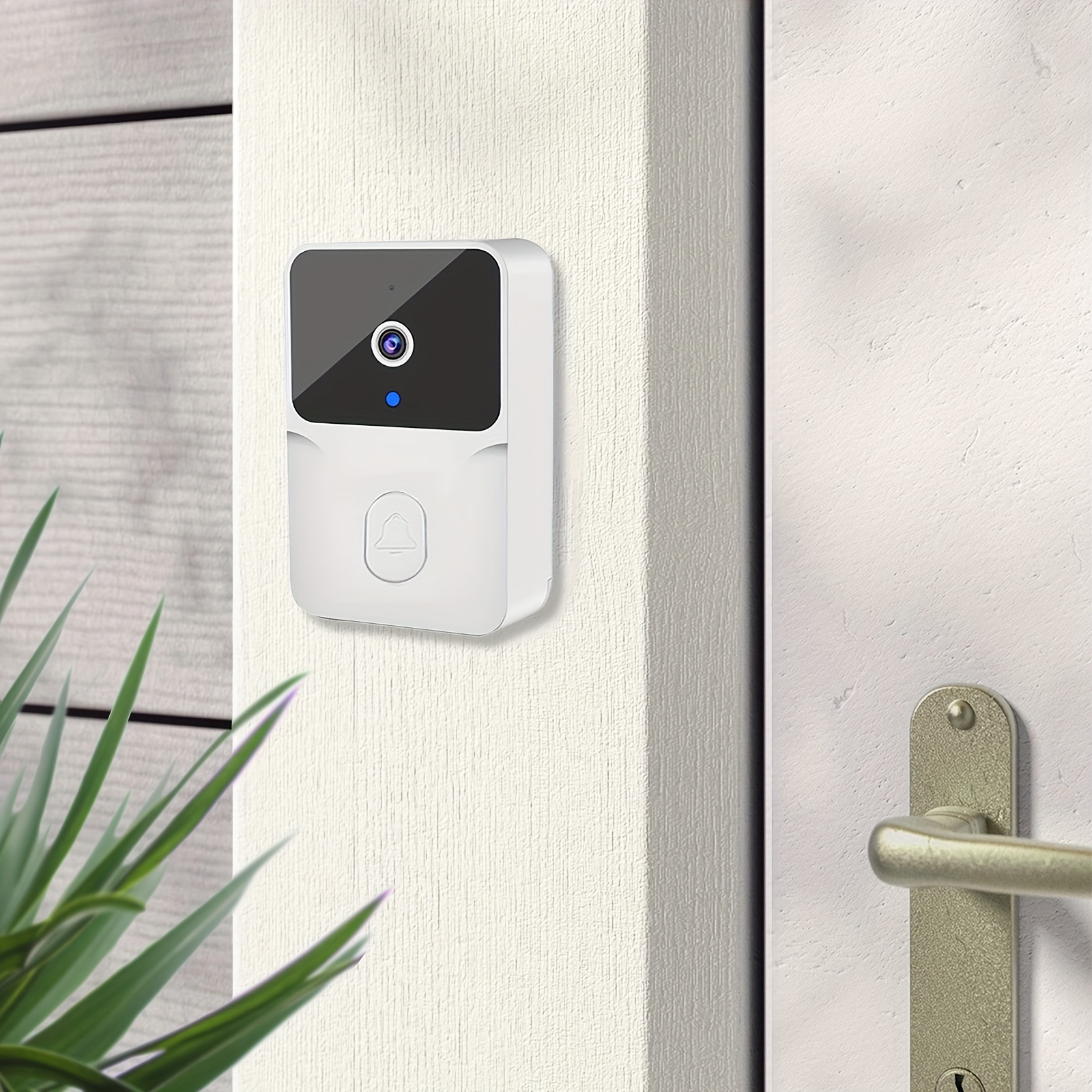 

Smart Hd Wireless Doorbell Camera With Night Vision, Two-way Audio, App Control & Rechargeable Battery