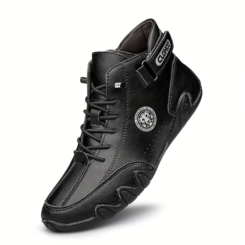 soft sole mens high top boots four Temu Australia