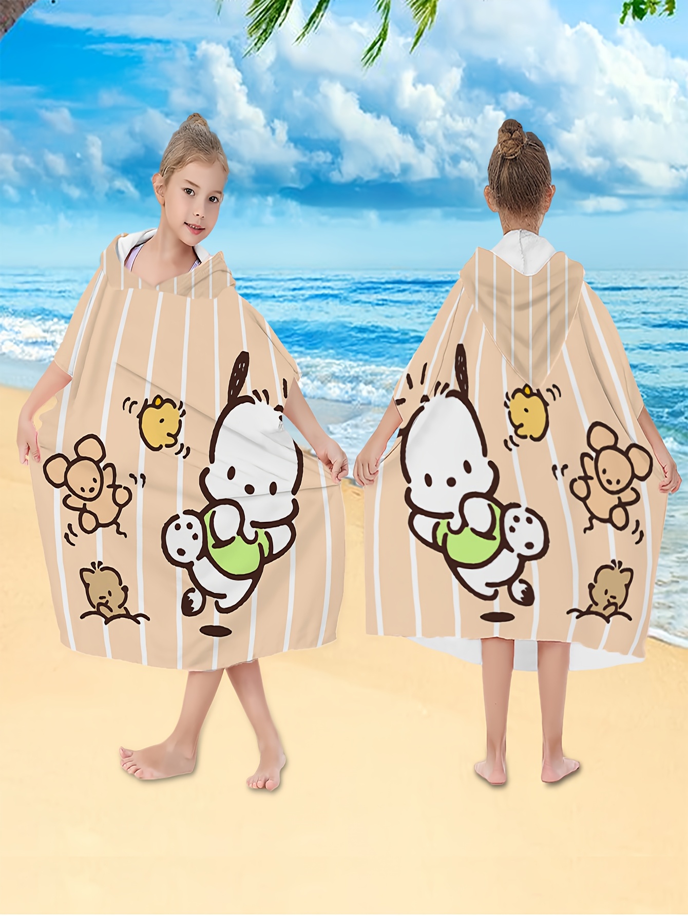 1pz accappatoio cappuccio e Temu Italy