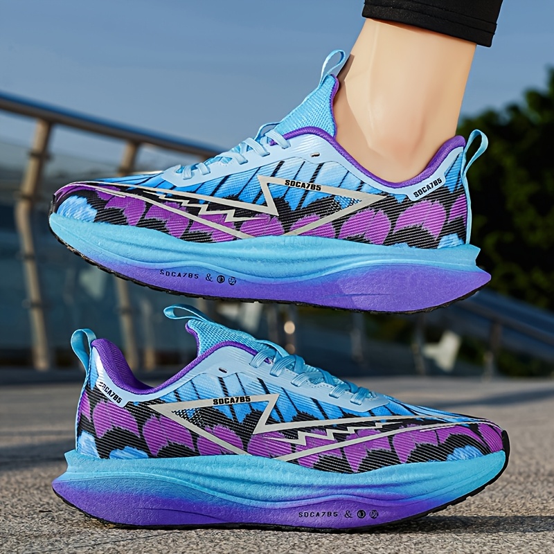 Unisex Lightweight Breathable Running Shoes, Carbon Plate Technology
