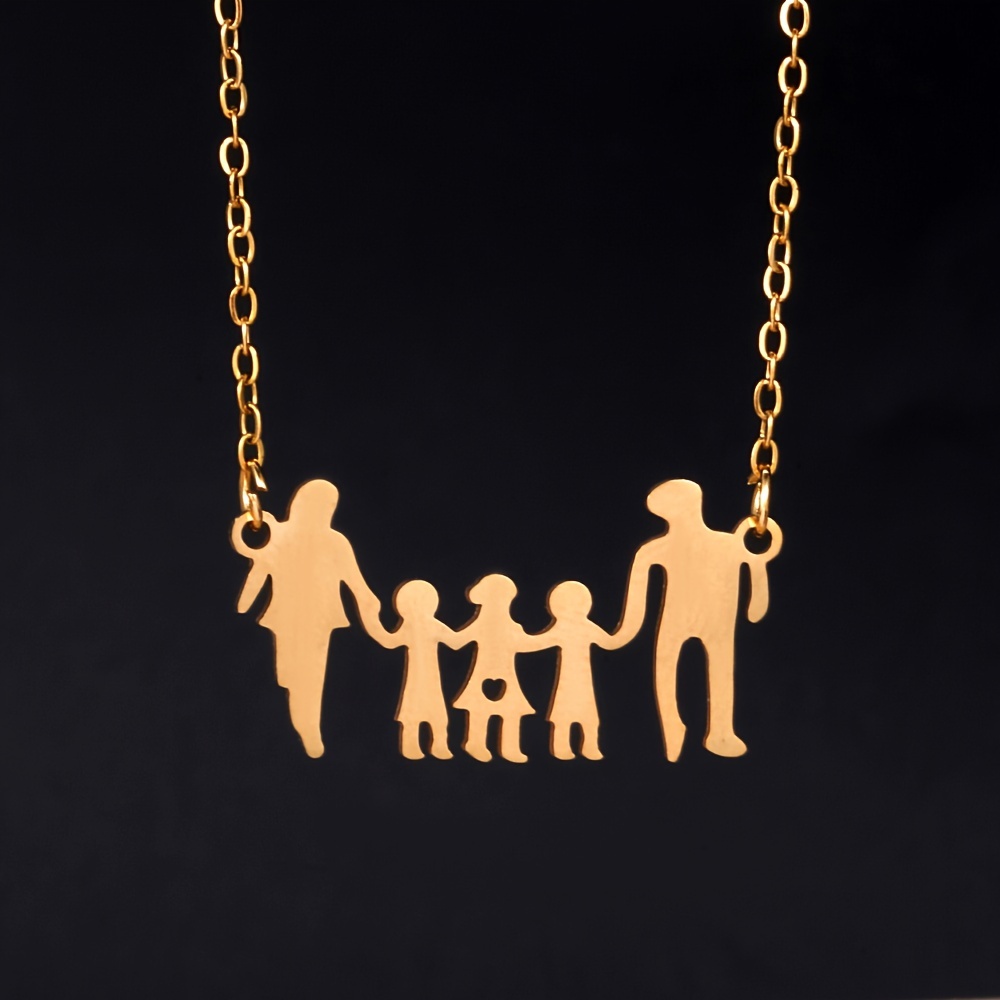 1 304 Stainless Steel Pendant Necklace For Family Use