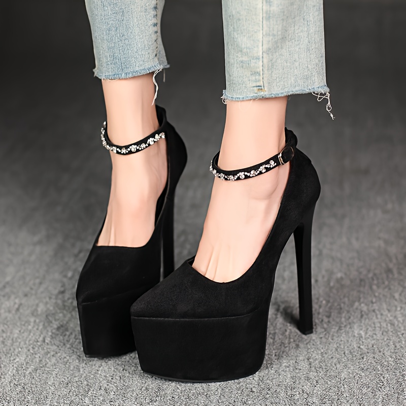 Womens Fashion Spring Autumn New High Heel Strap