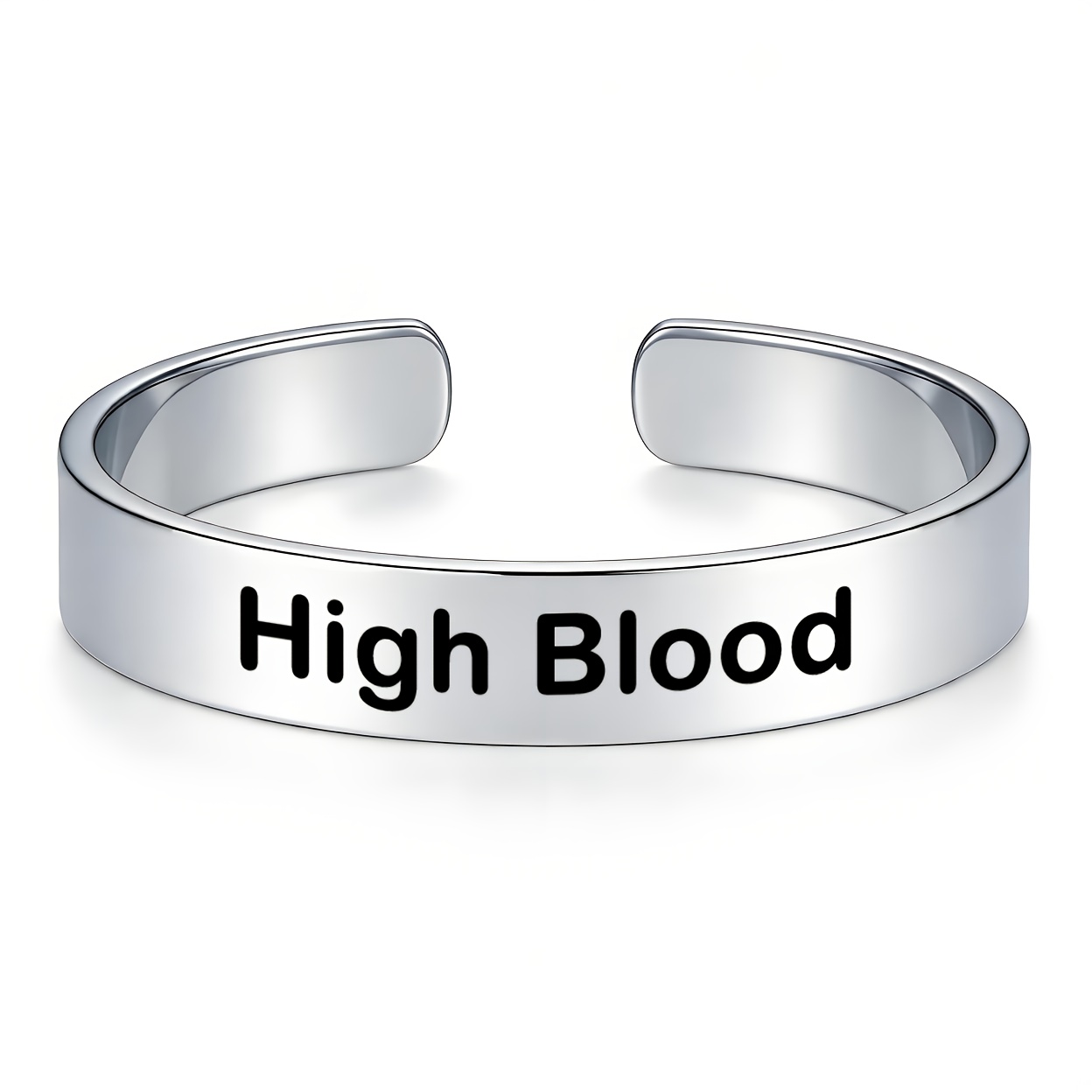 Durable 304 Stainless Steel Open Bangle, Unisex Minimalist Gift