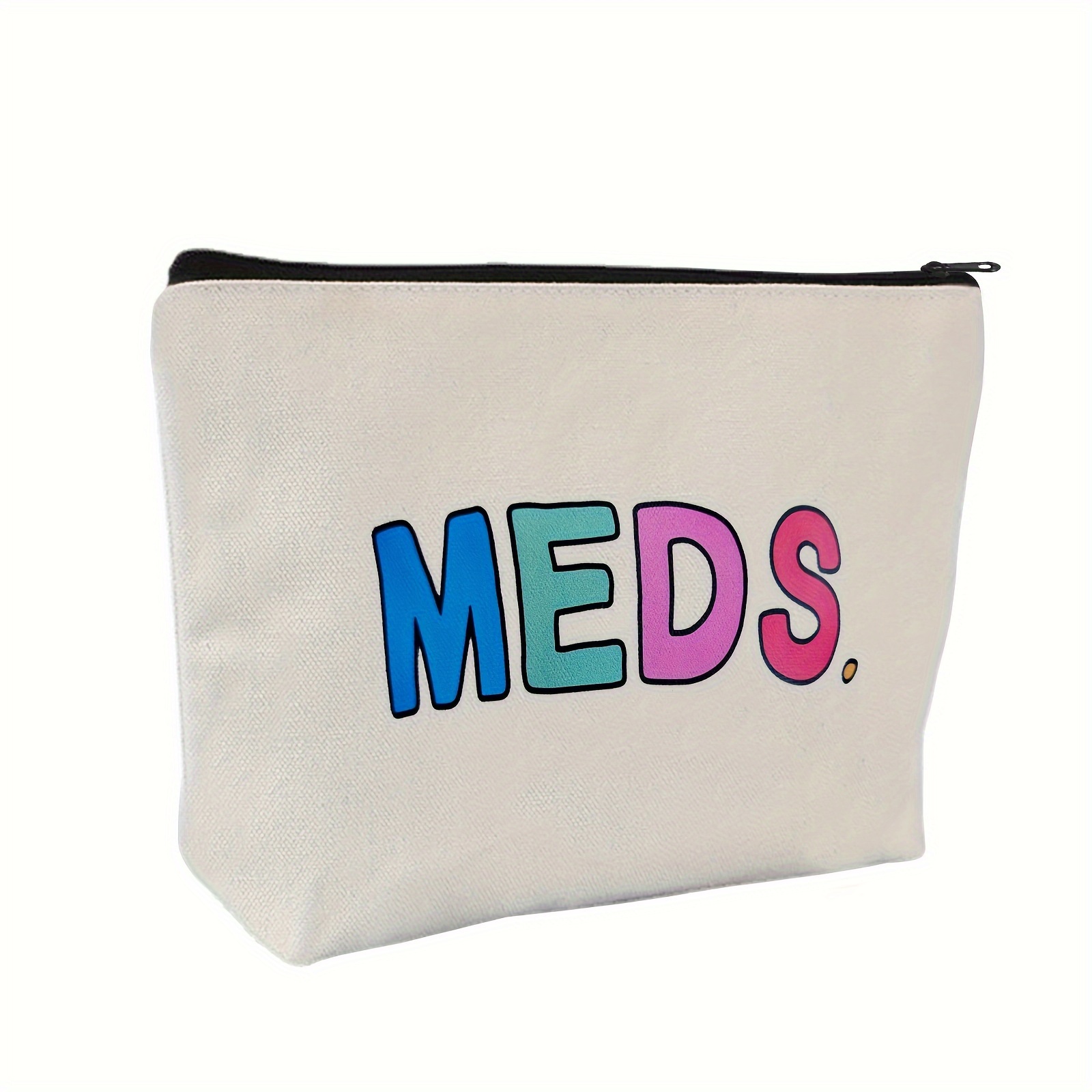 

Medication Bag Travel Pill Organizer | Compact Cosmetic Kit, Gift, Small Pouch For Meds