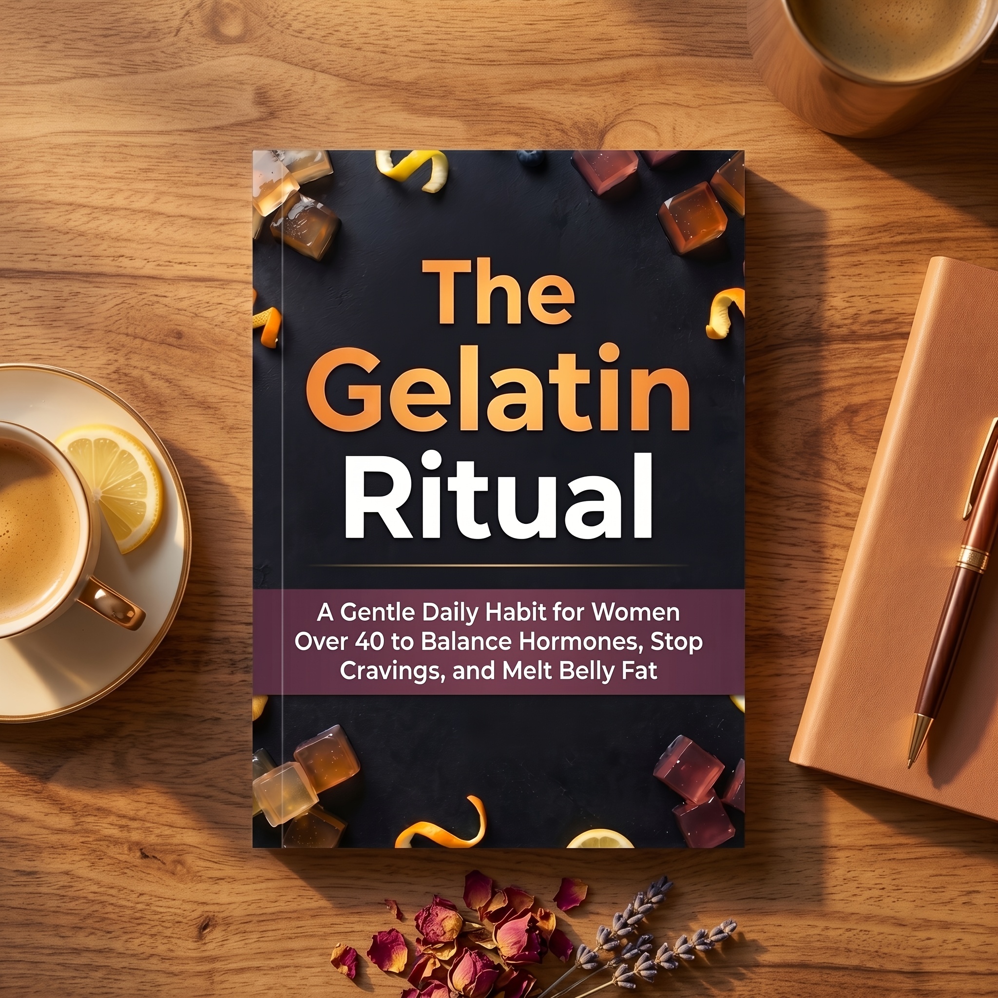 The Gelatin Ritual: A Gentle Daily Habit for Women Over 40 to Balance Hormones, Stop Cravings, and Melt Belly Fat