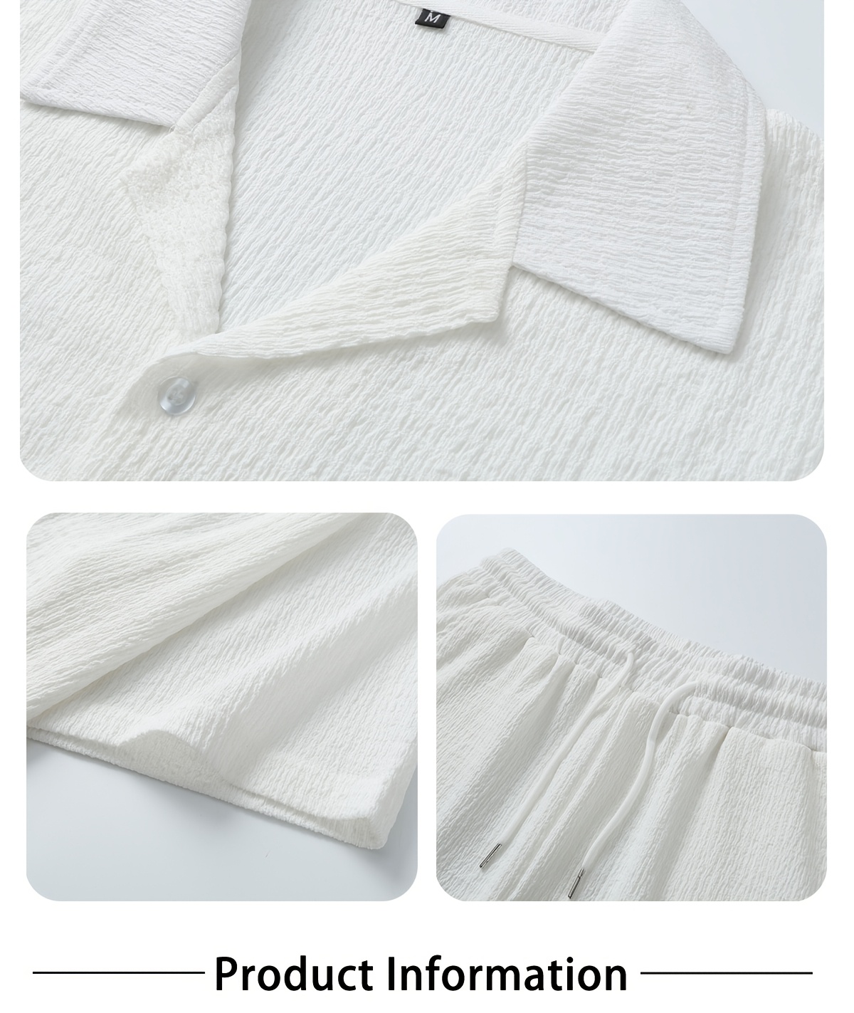 Men's Summer Casual Sportswear Set - High-Quality Shirts with Trendy Short Sleeves and Shorts 2pcs Set