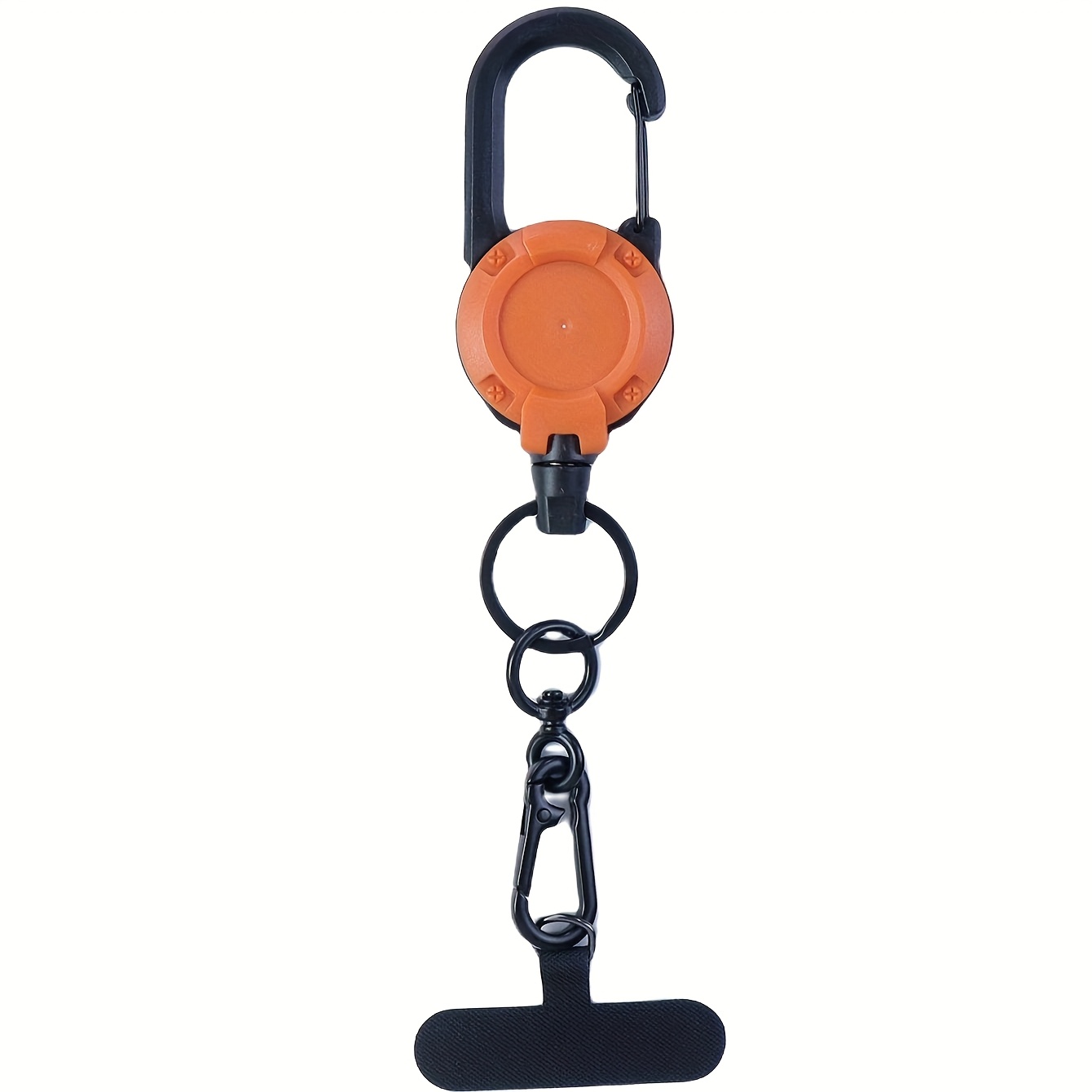 Retractable Phone Lanyard Heavy Duty Multitool Carabiner Badge Holder Phone