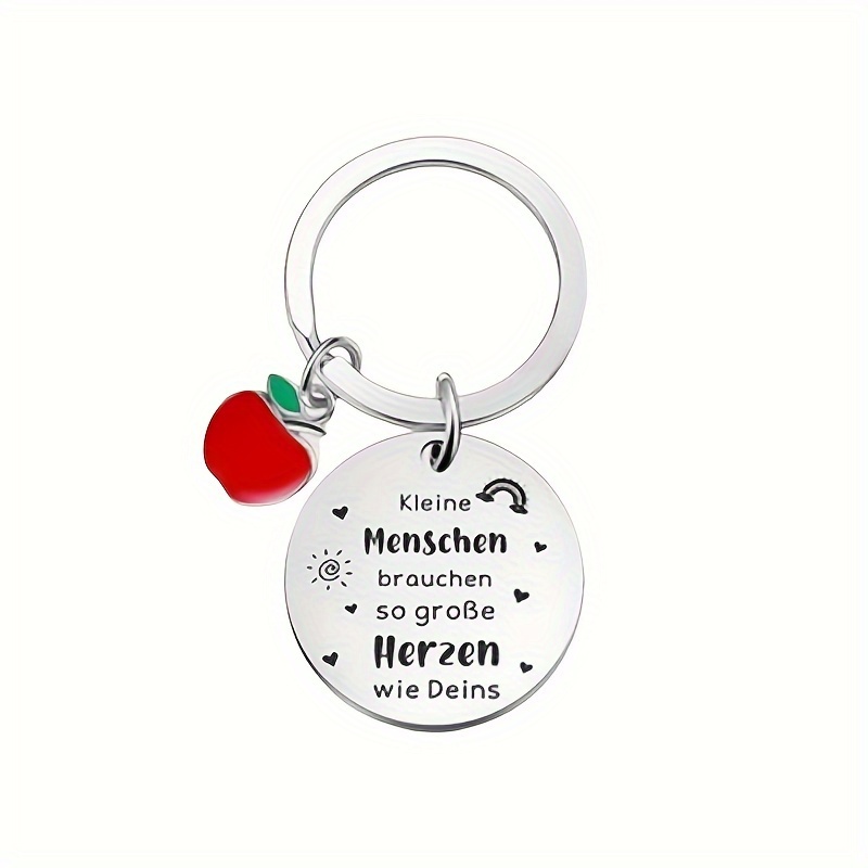 A Keychain With A Pendant Serves As A Farewell Gift For Teachers And Educators