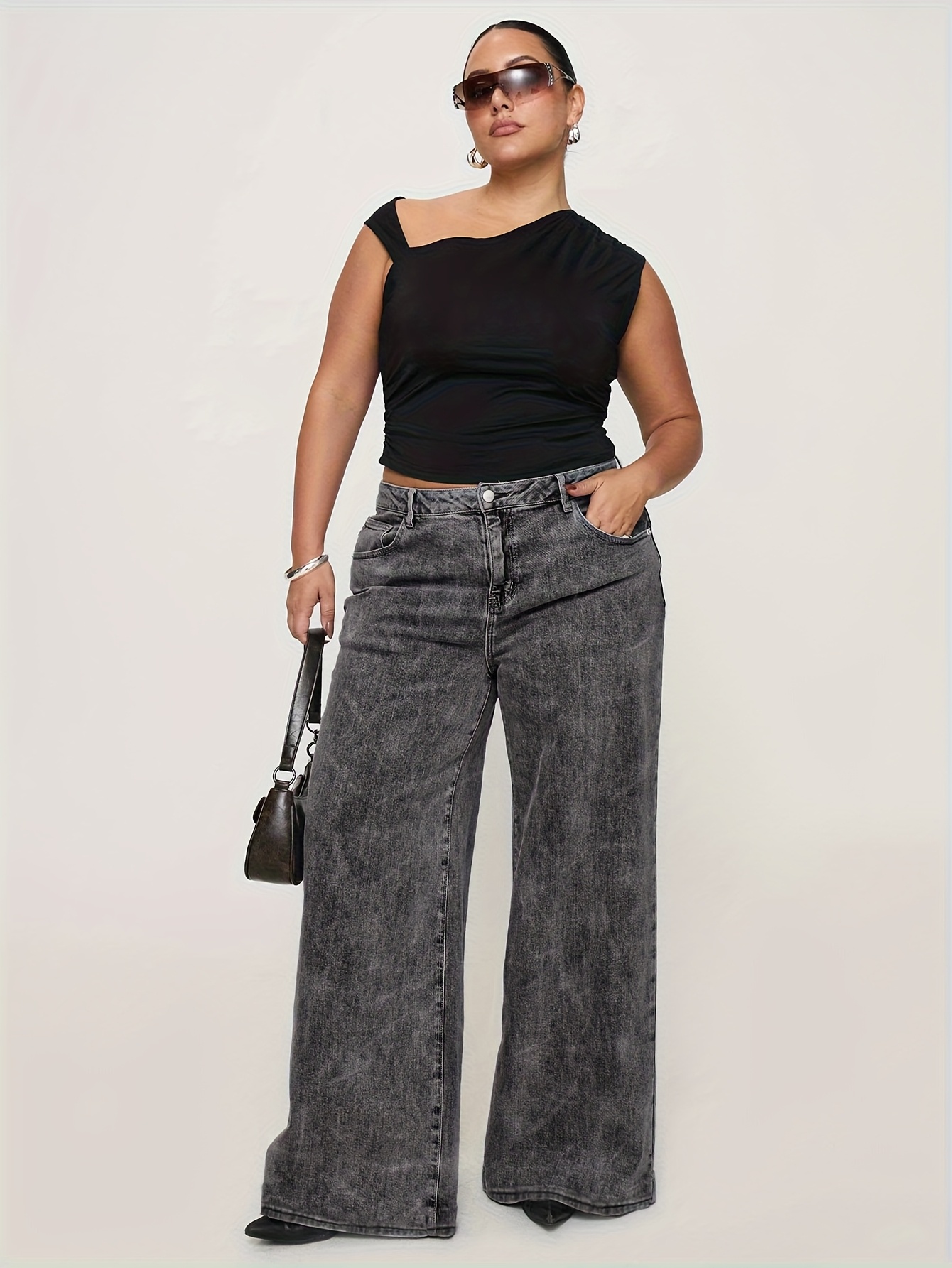 New Women Loose Cotton Linen Wide Leg Shorts 3589