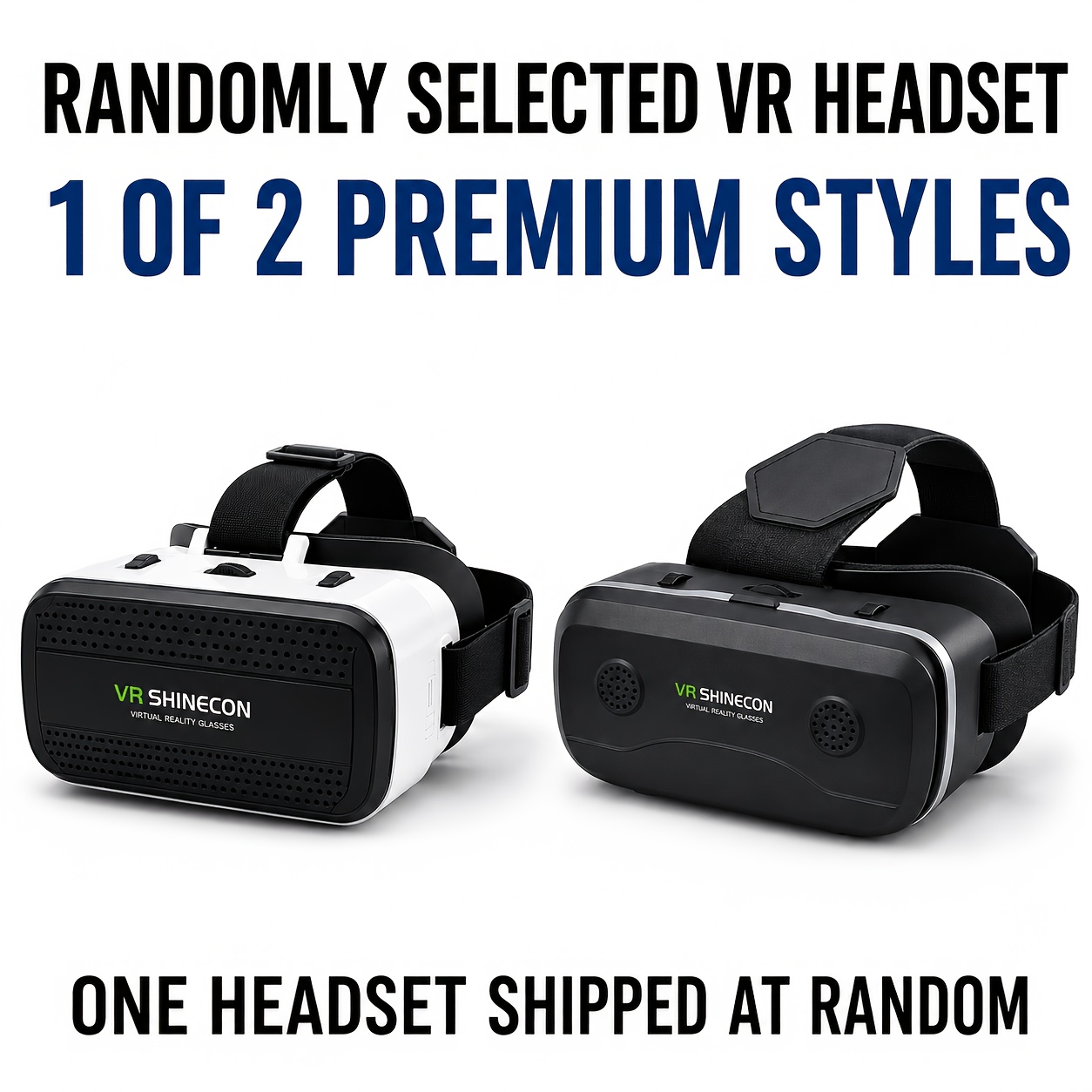 TEMU Step Into A - Vr Headset For Smartphone, 1 2 Premium Styles, Gaming, Private Cinema Anywhere, 360° Video Experience, Comfortable Adjustable Vr