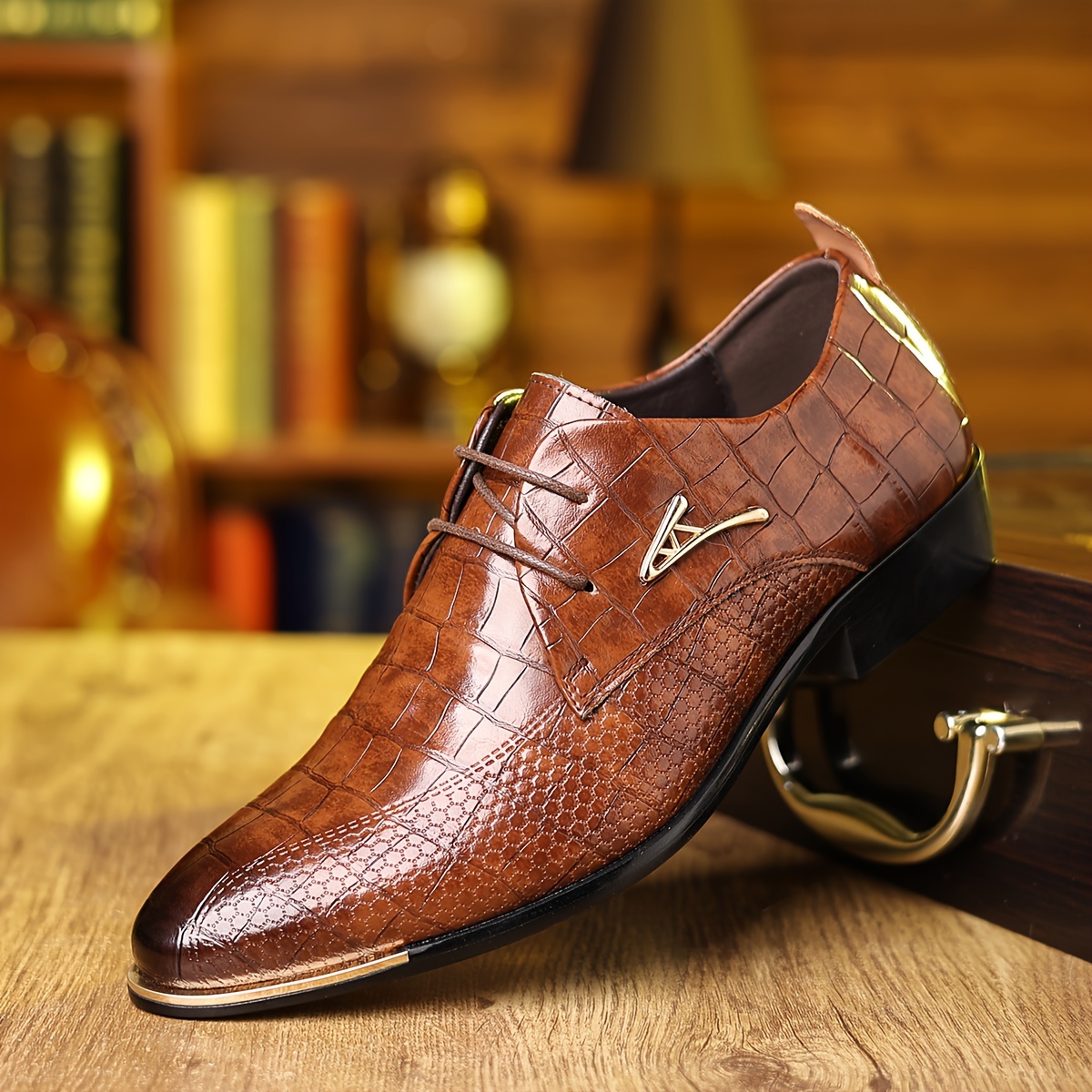 zapatos de vestir formales para hombre estampado de   con cordones   de goma   o   para negocios y uso casual calzado de vestir   los d as   o de zapato   zapatos zapatos de boda 5 5   n   9