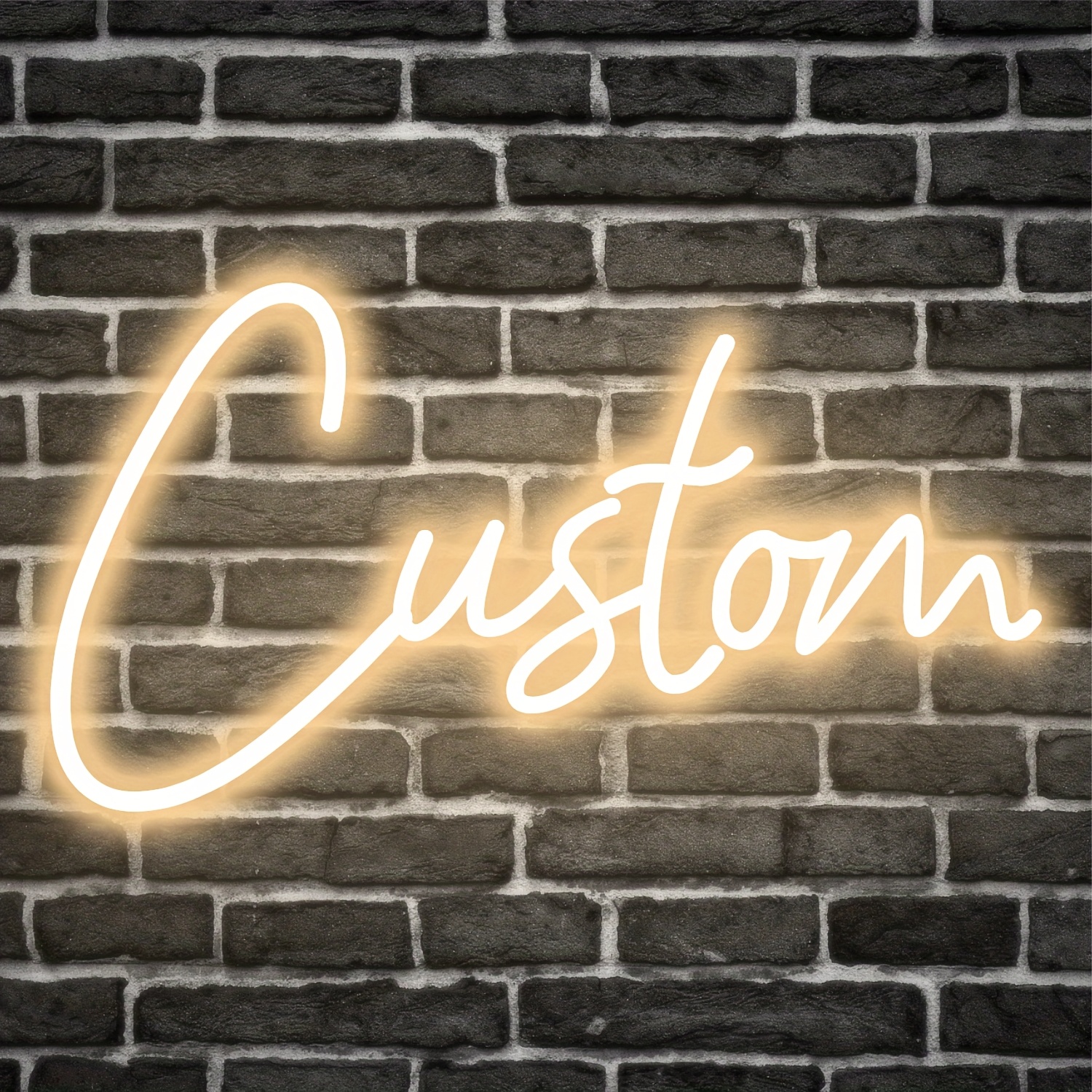 E-shop Individuelle Neon-Schilder, Personalisierbar & Dimmbar, USB-Neon-Schilder für Wanddekoration, Schlafzimmer-Kunstbuchstaben-Dekolichter,